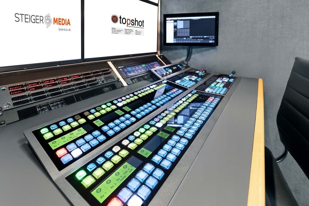 Ross Bildmischer in der Bildregie des Ü-Wagen